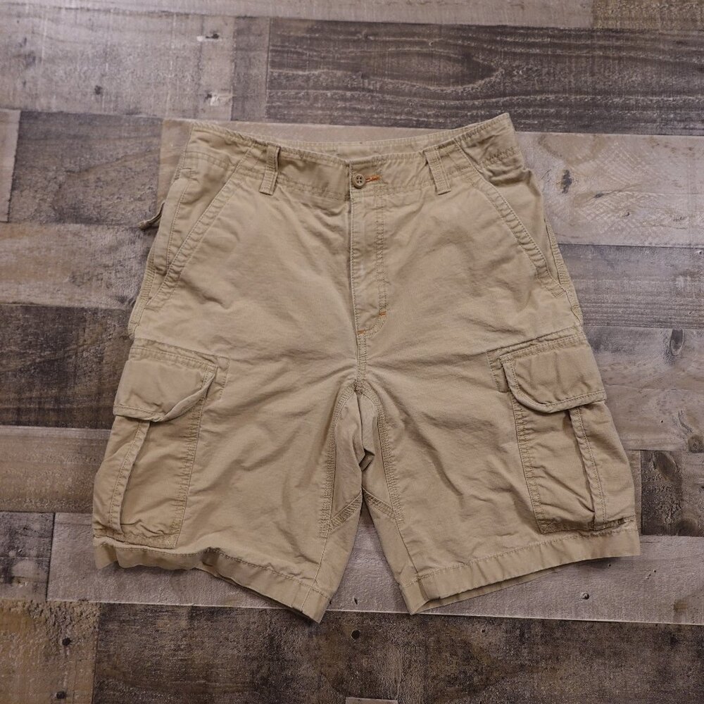 L.L. Bean Allagash Cargo‎ Shorts - Natural Fit Men's Size 31 Khaki